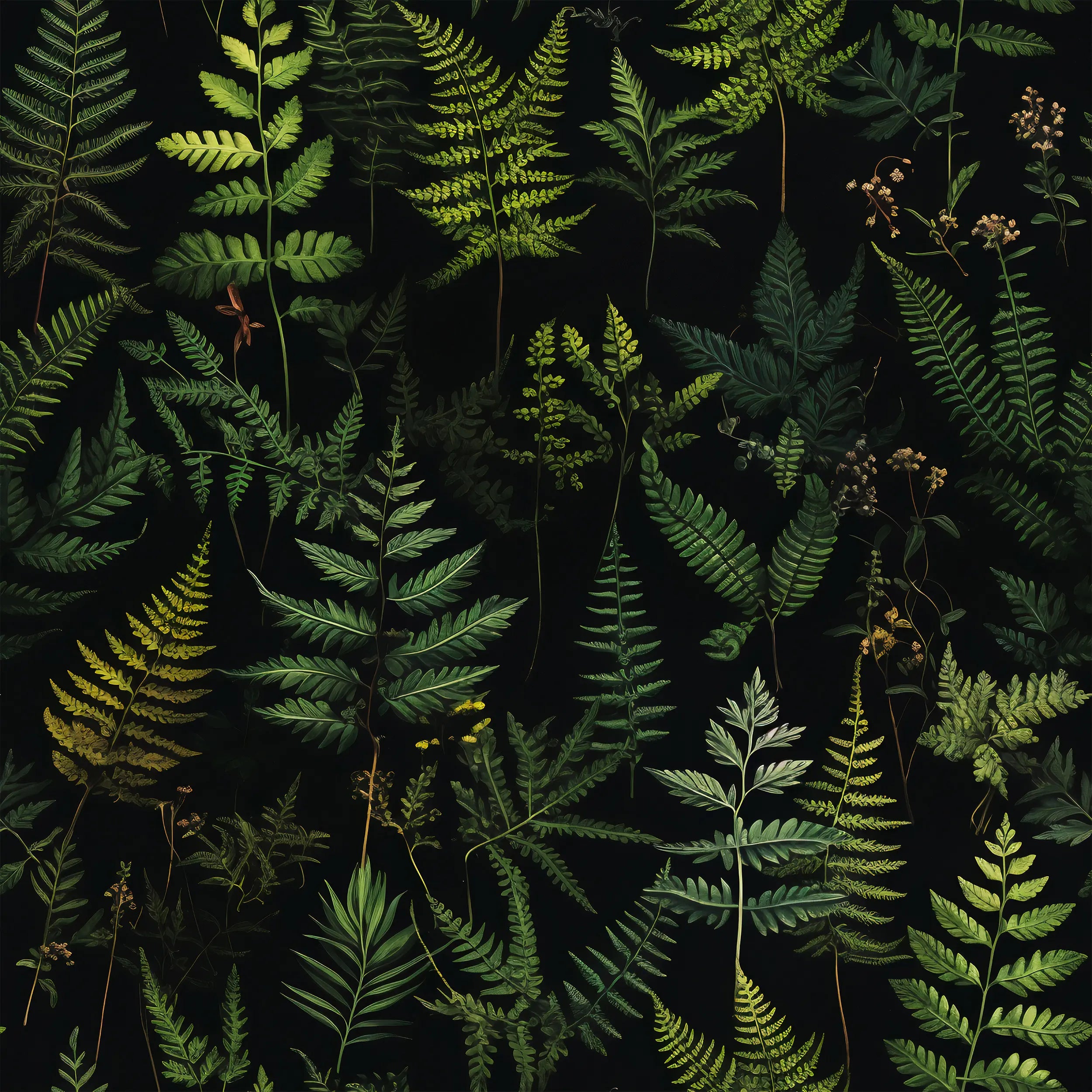 Fern Wall Decal for Renters