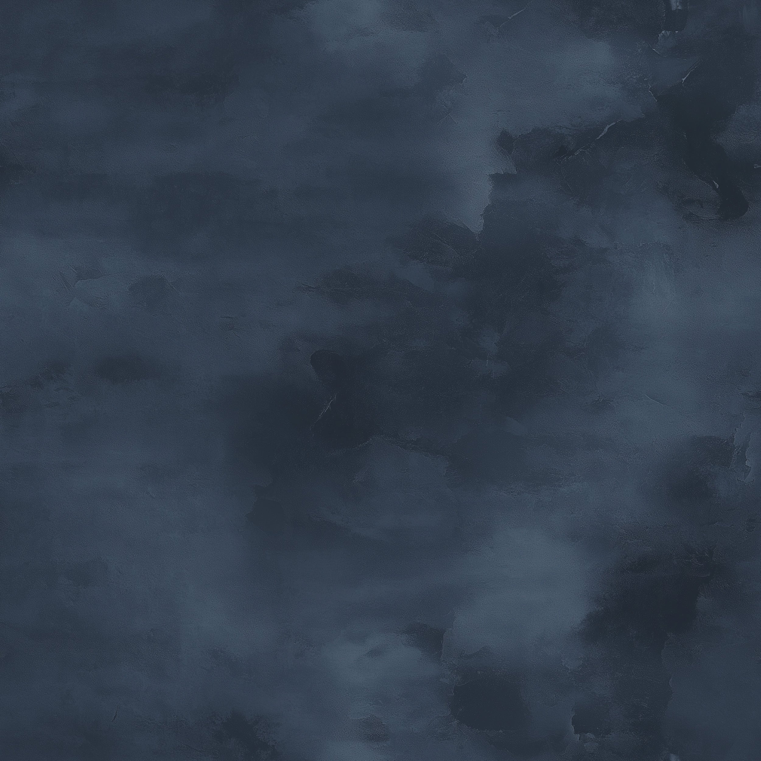 Navy blue abstract textured wallpaper with deep indigo tones and soft cloud-like patterns for bedroom decor