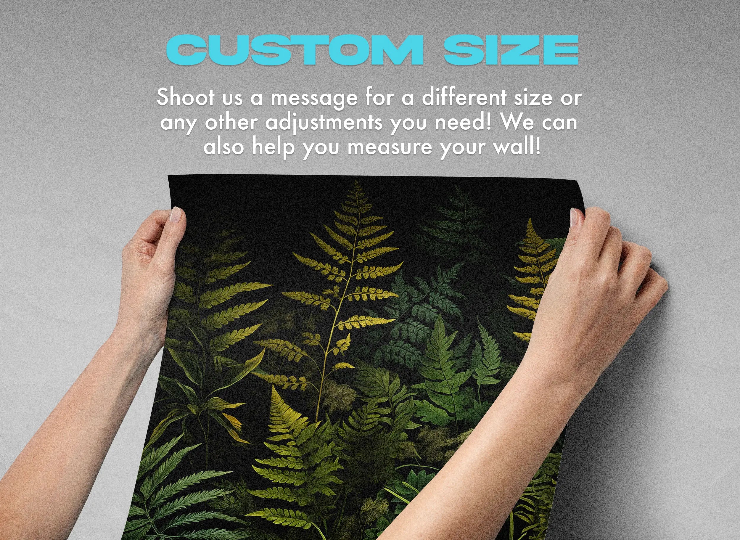 Nature-Inspired Botanical Wall Mural