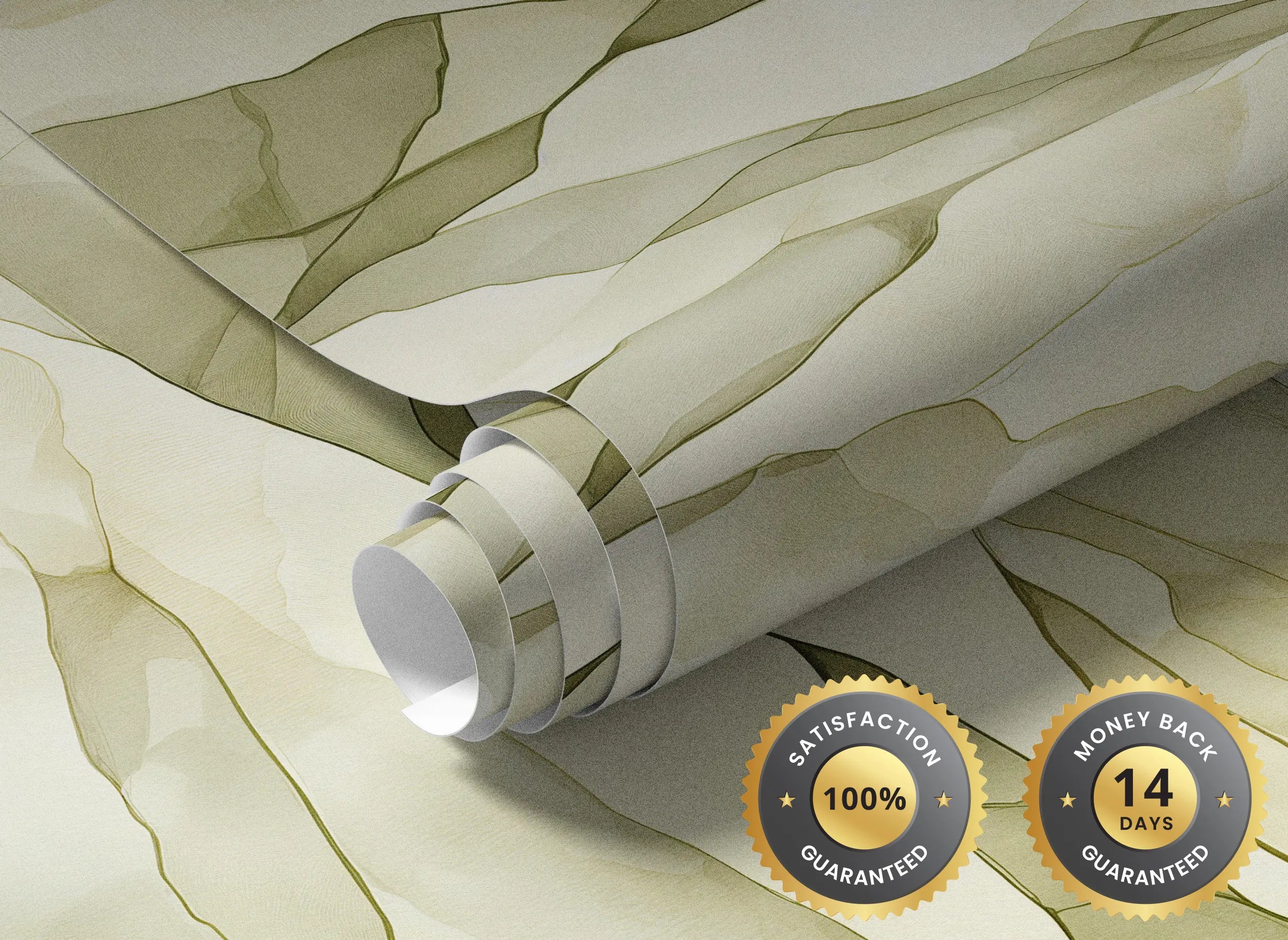 Limewash painting wallpaper