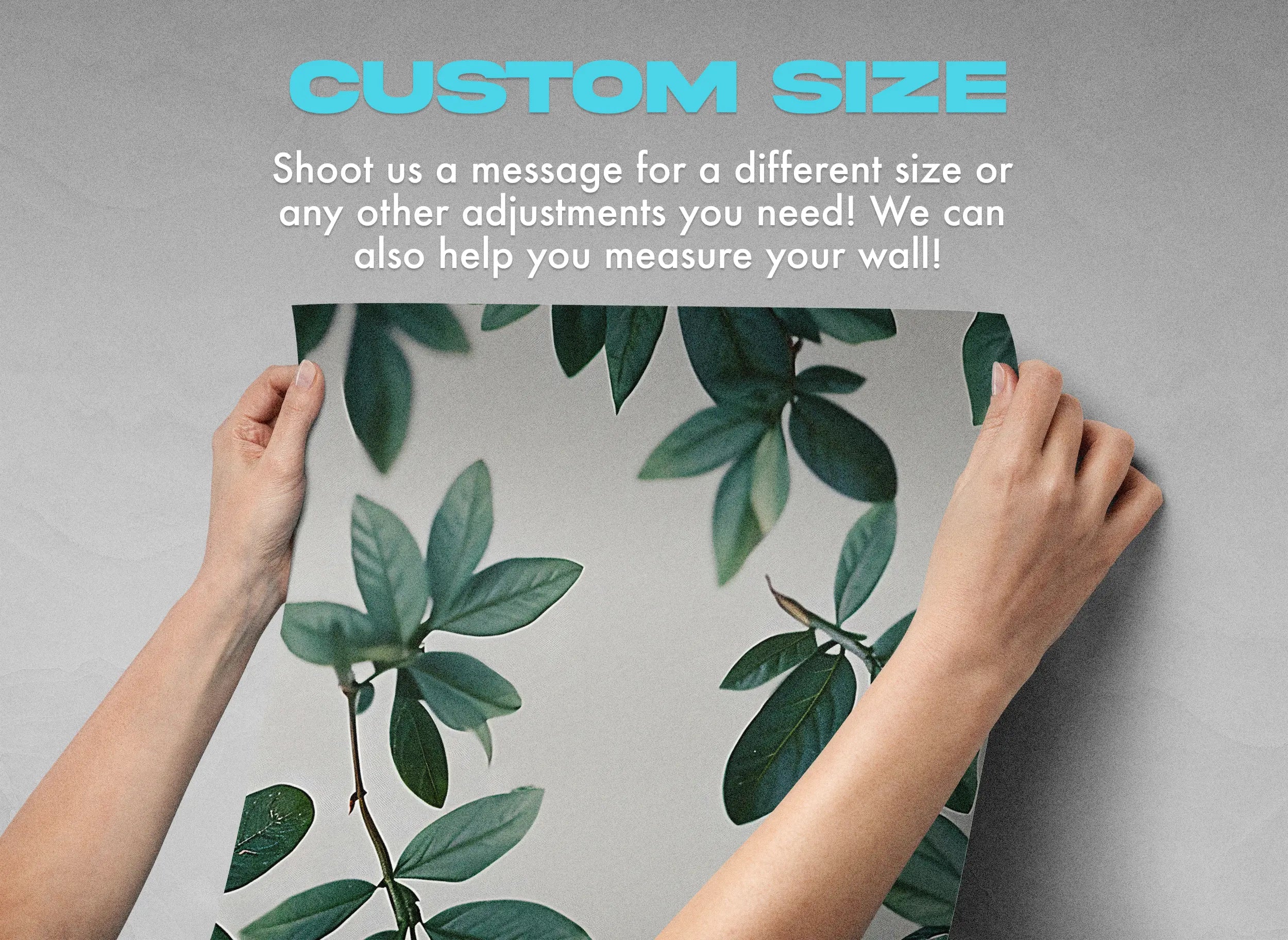 Nature-Inspired Self-Adhesive Wall Decor