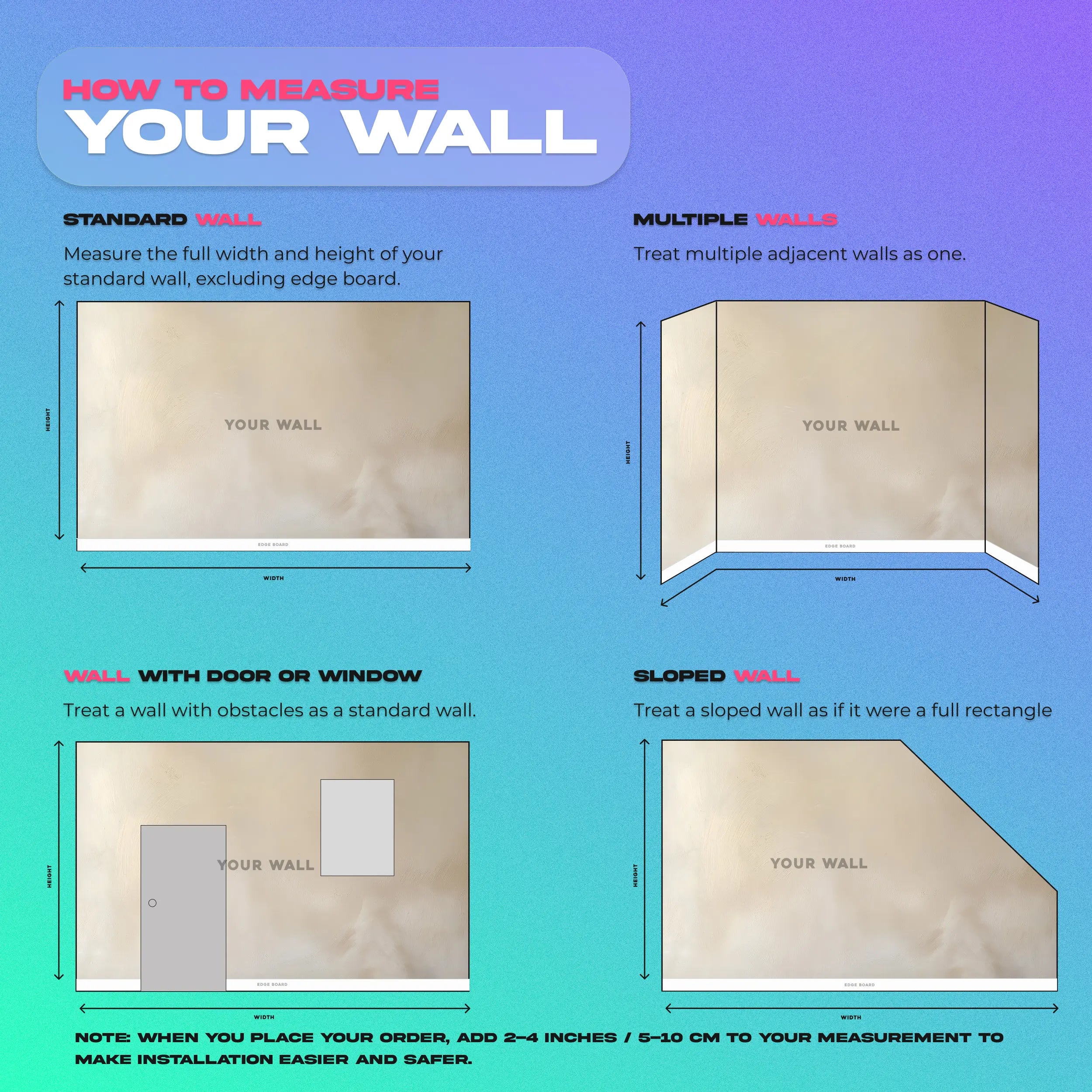 renter friendly mural