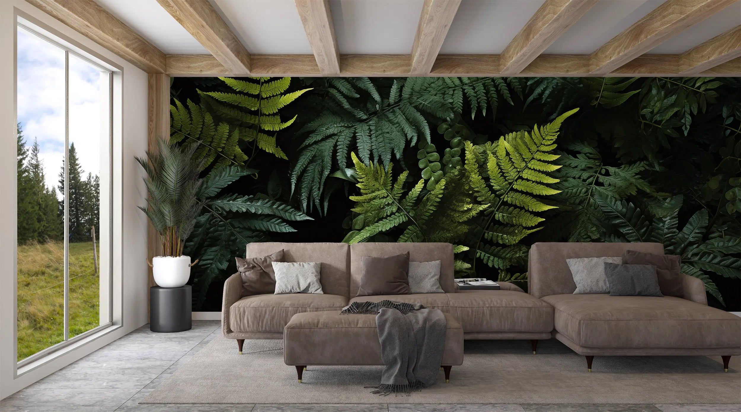 Easy-Install Wildflower Removable Mural