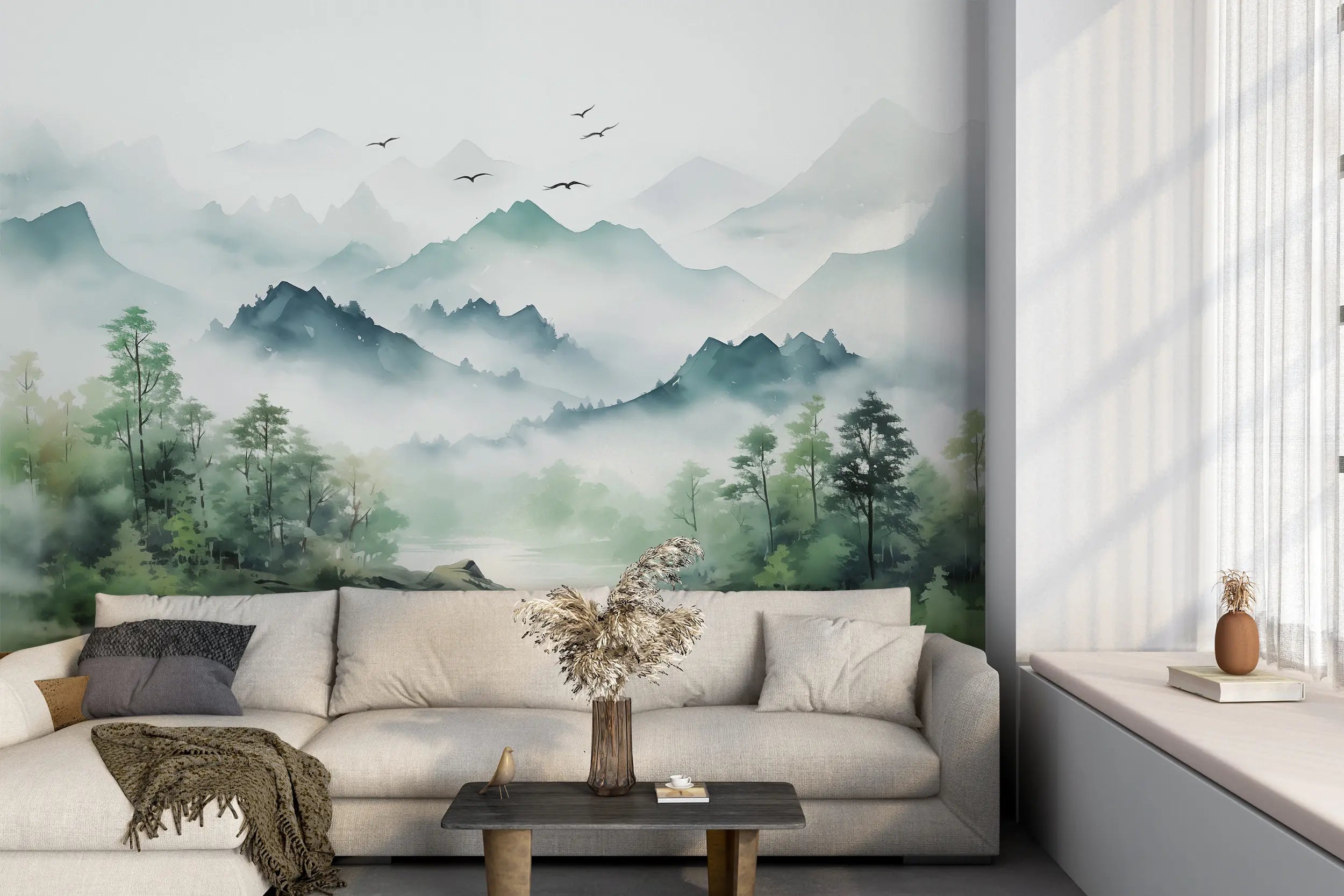 Watercolour Mountains