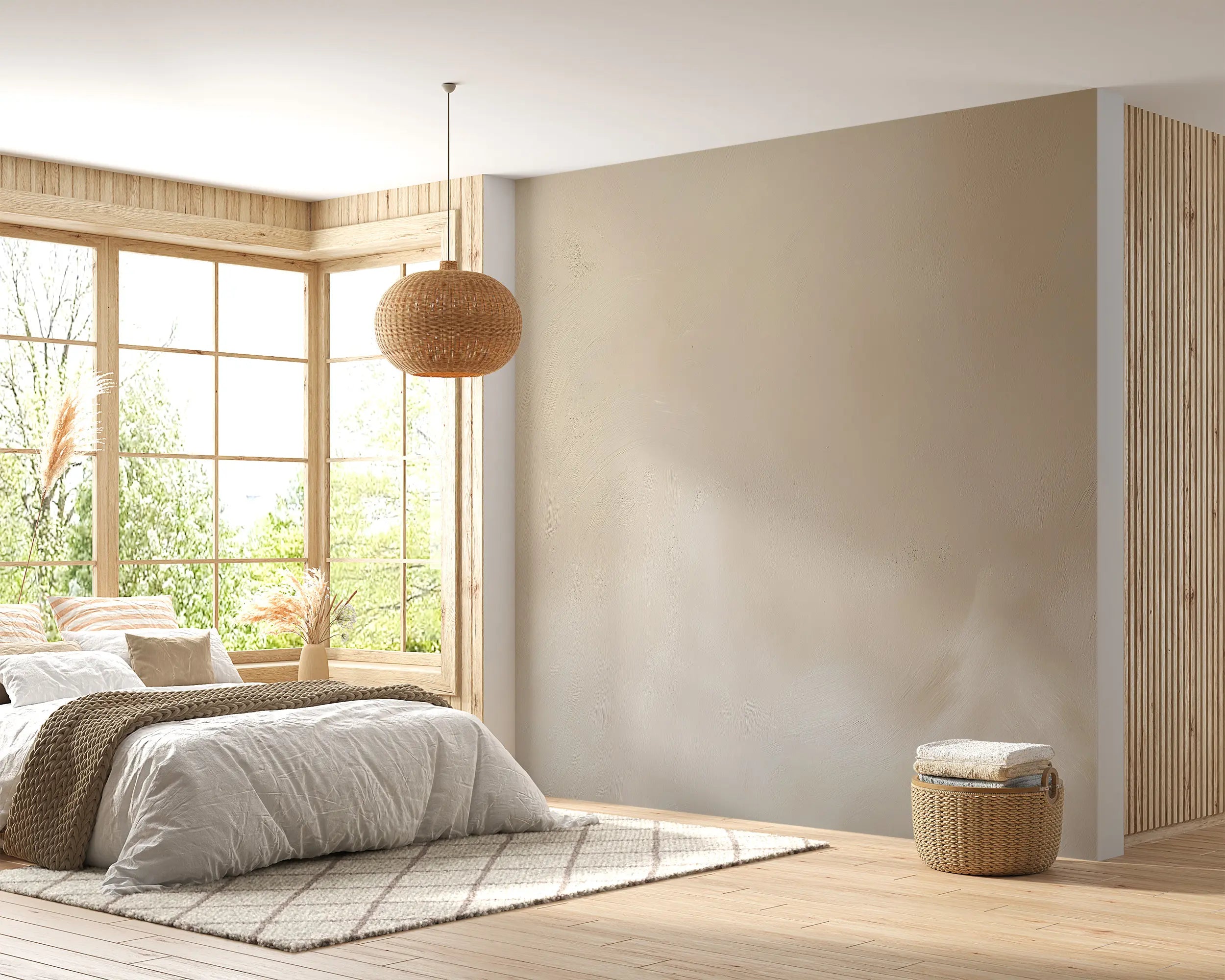removable beige mural