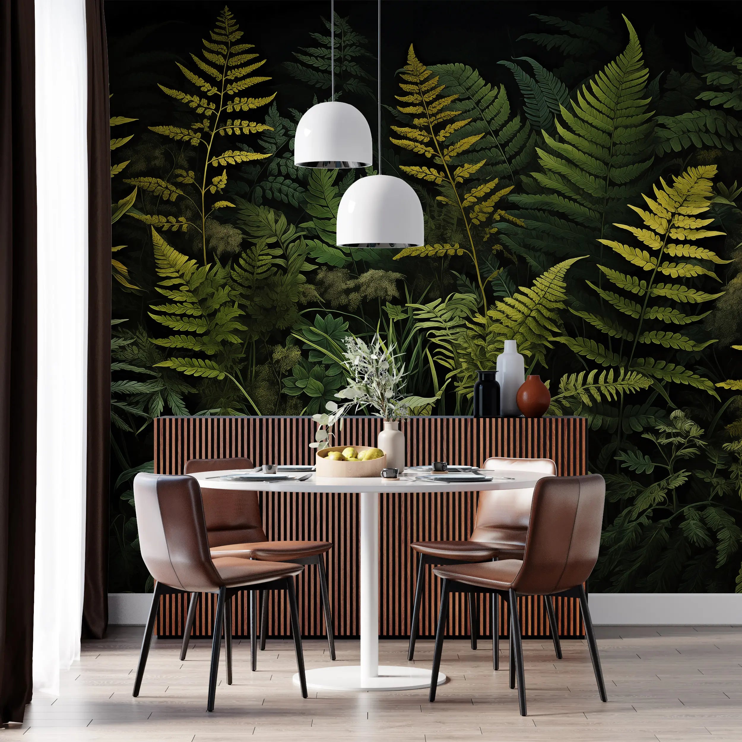 Removable Vintage Fern Wall Art