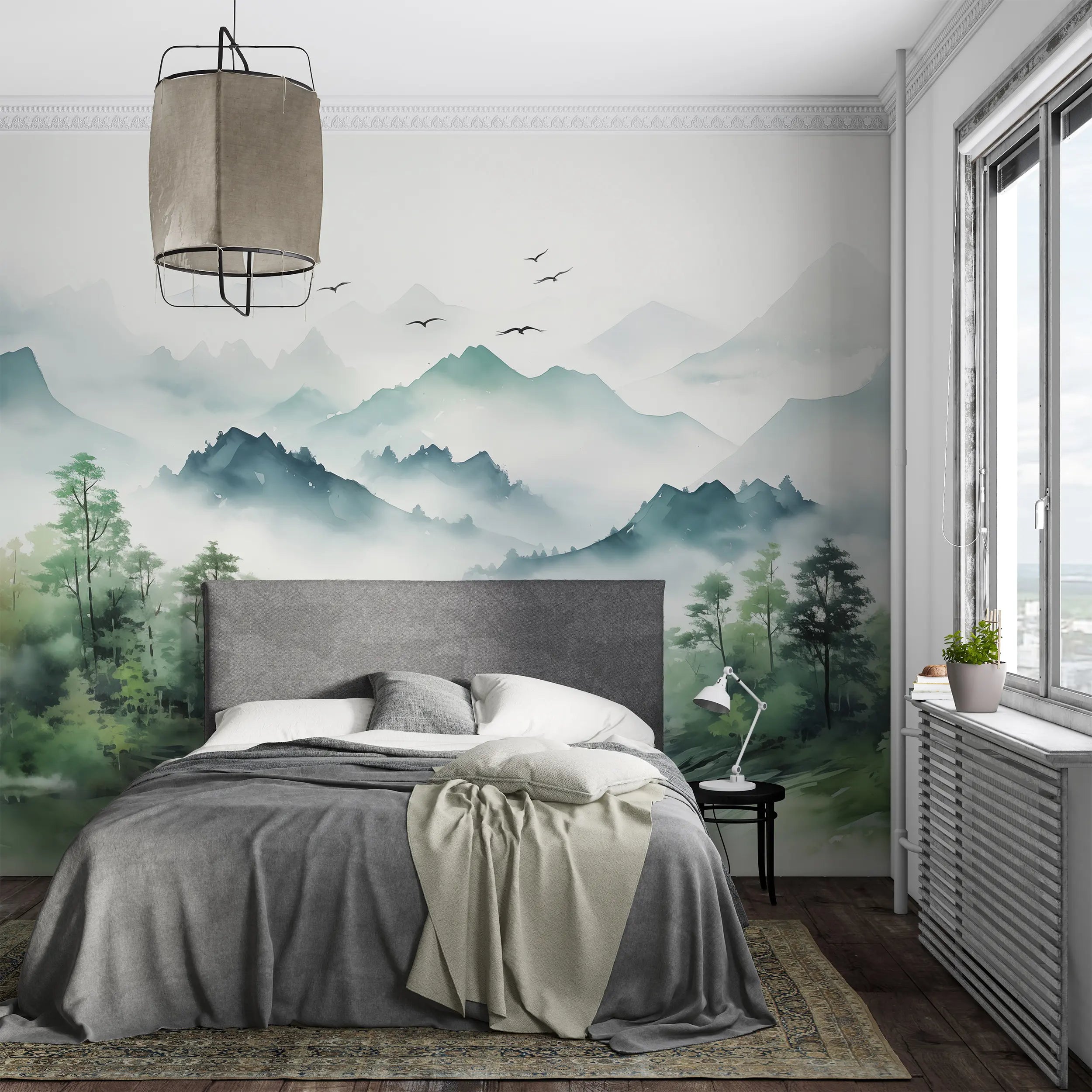Easy Installation Landscape Wall Decal