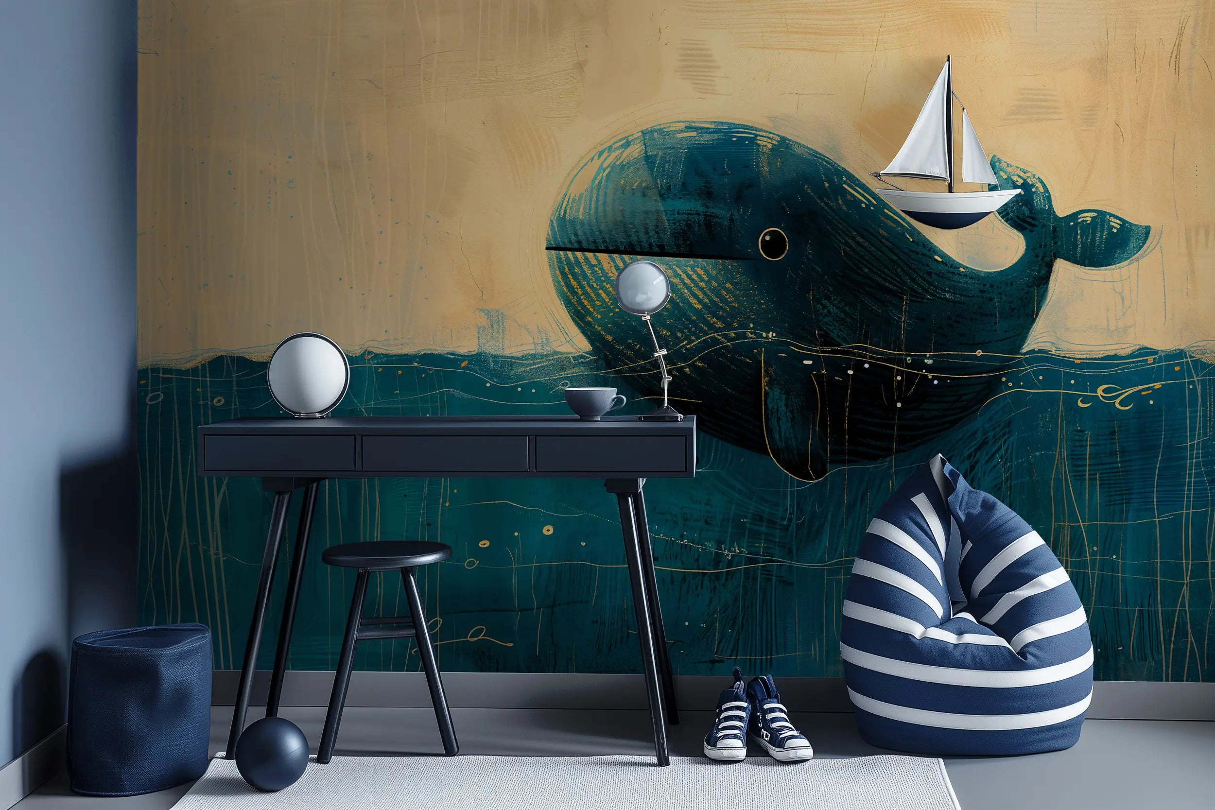Ocean adventure nursery decor