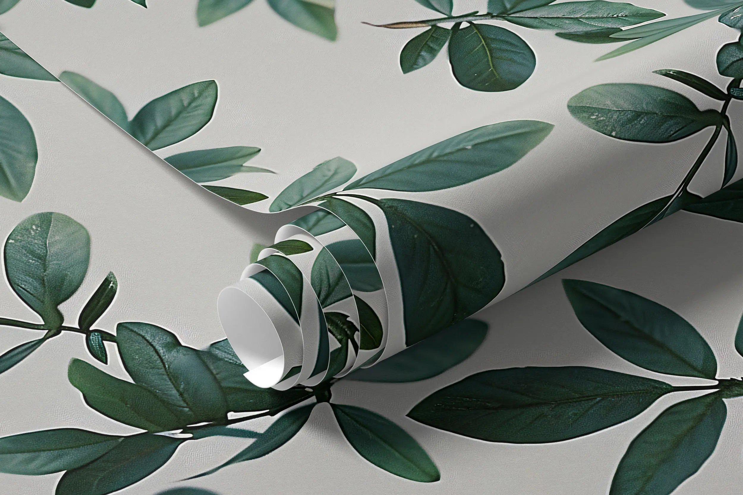 Green Leaves Wallpaper Mural Rolls by Imagine Wallpaper