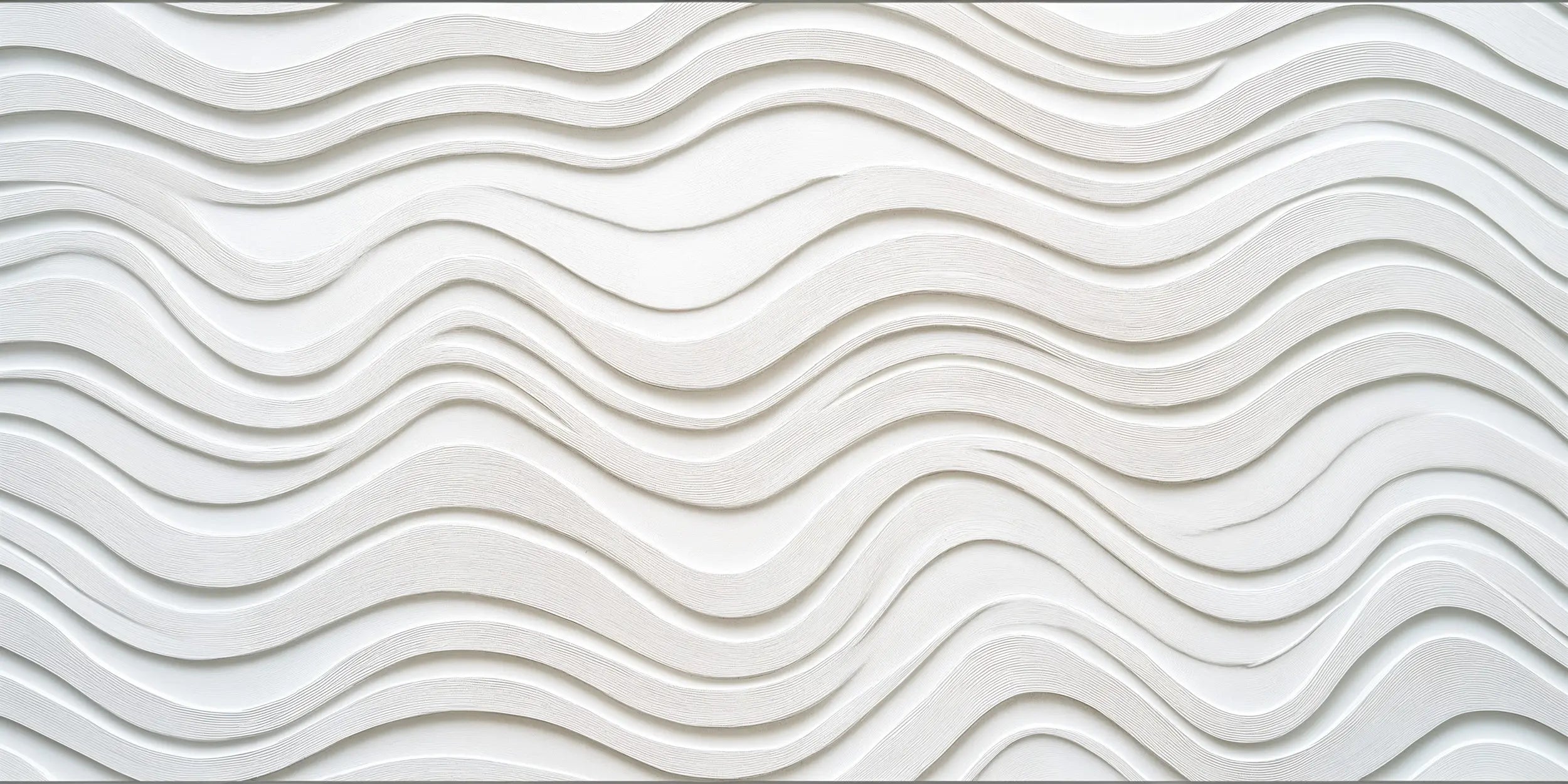 Abstract wave wall mural