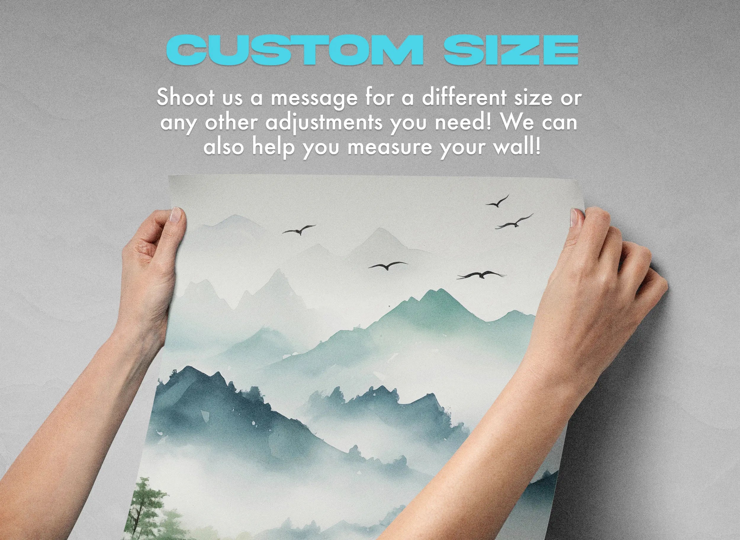 Forest Scene Peel and Stick Wall Decor