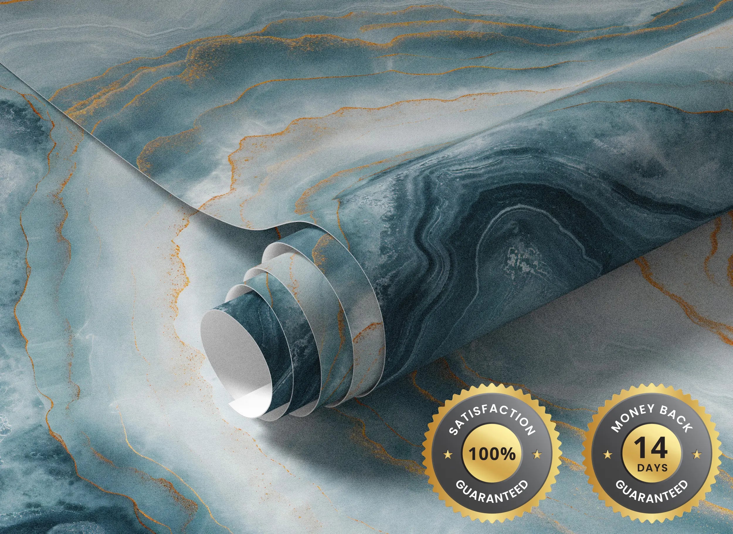 Self-adhesive marble wallpaper