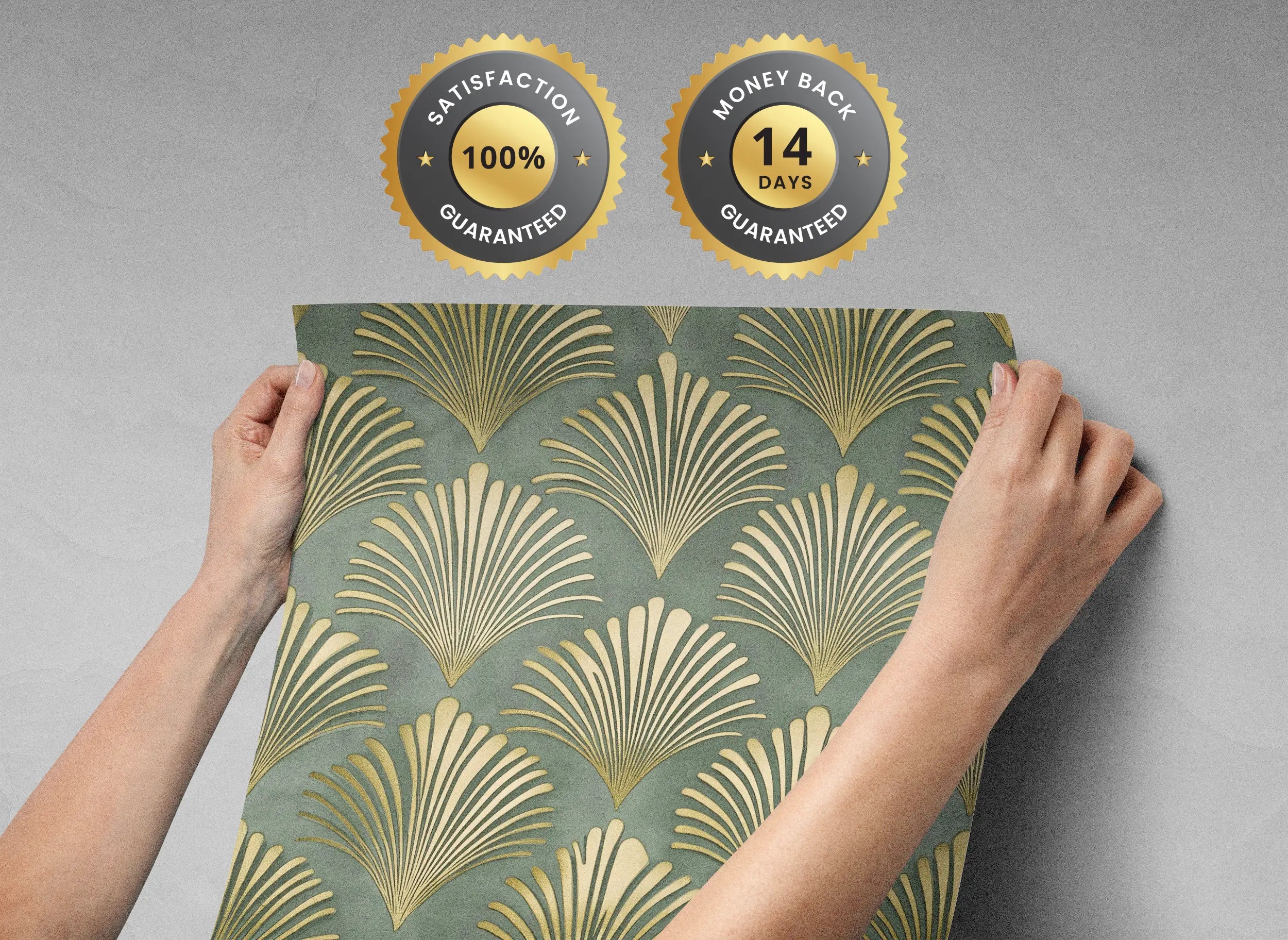 PVC free vintage wallpaper