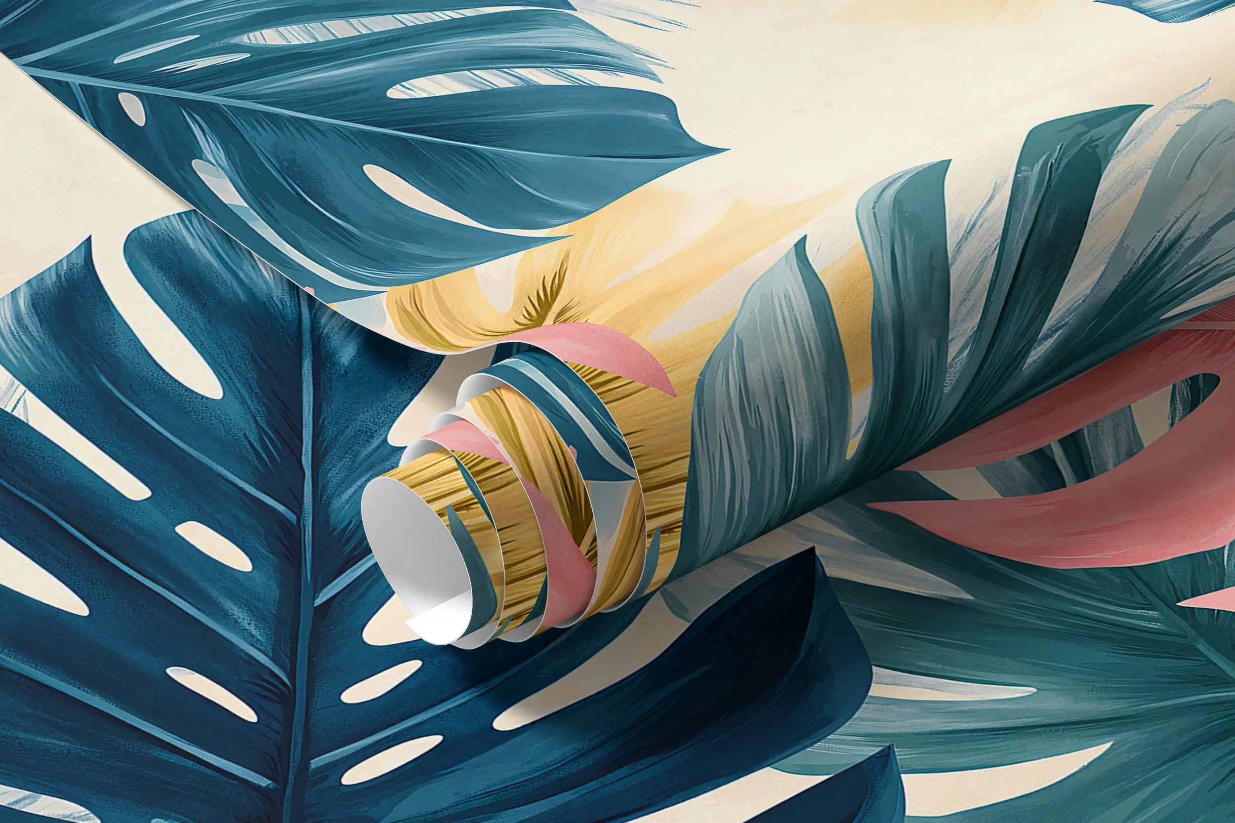 PVC-free wallpaper close-up