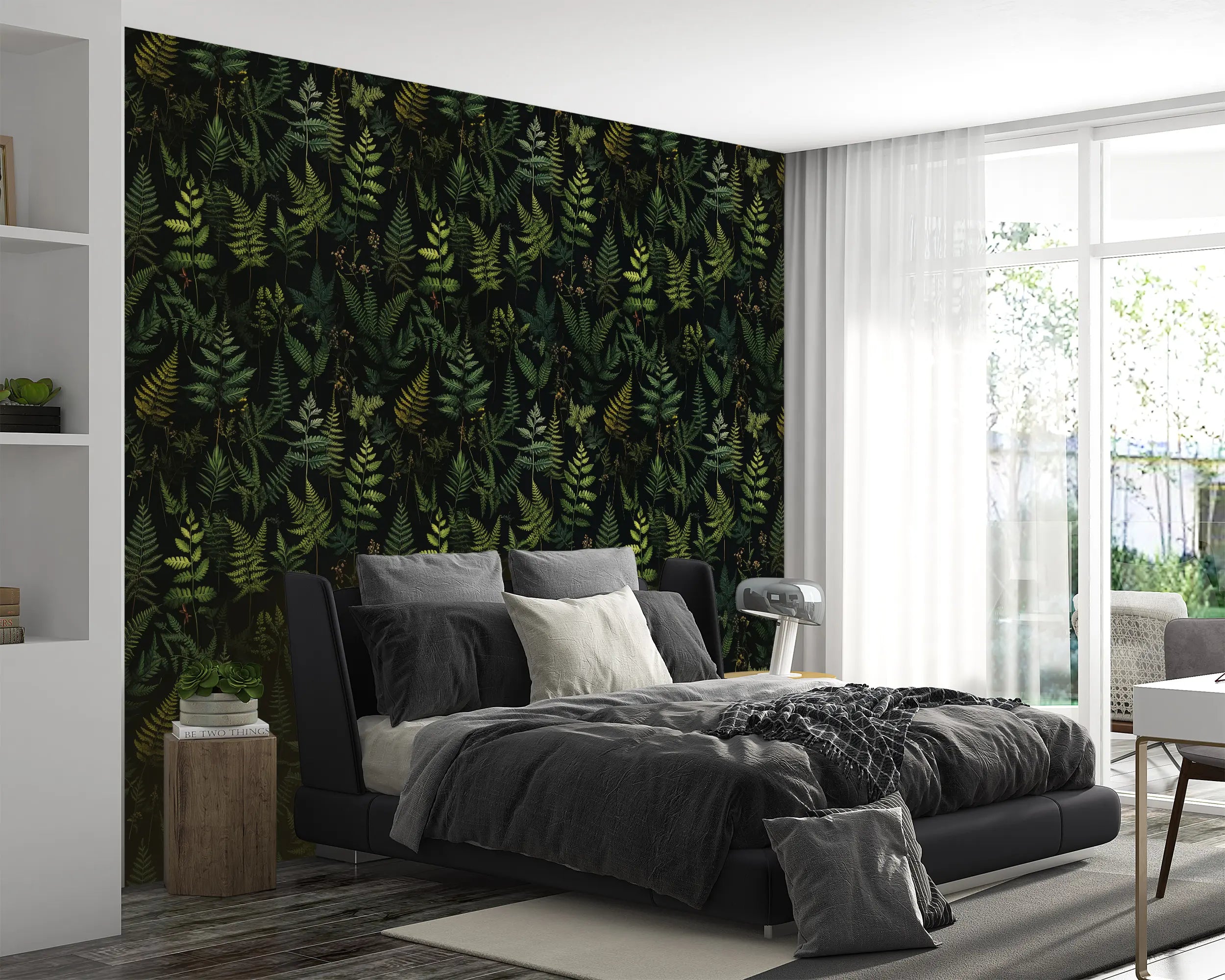 Easy Removable Fern Wall Mural