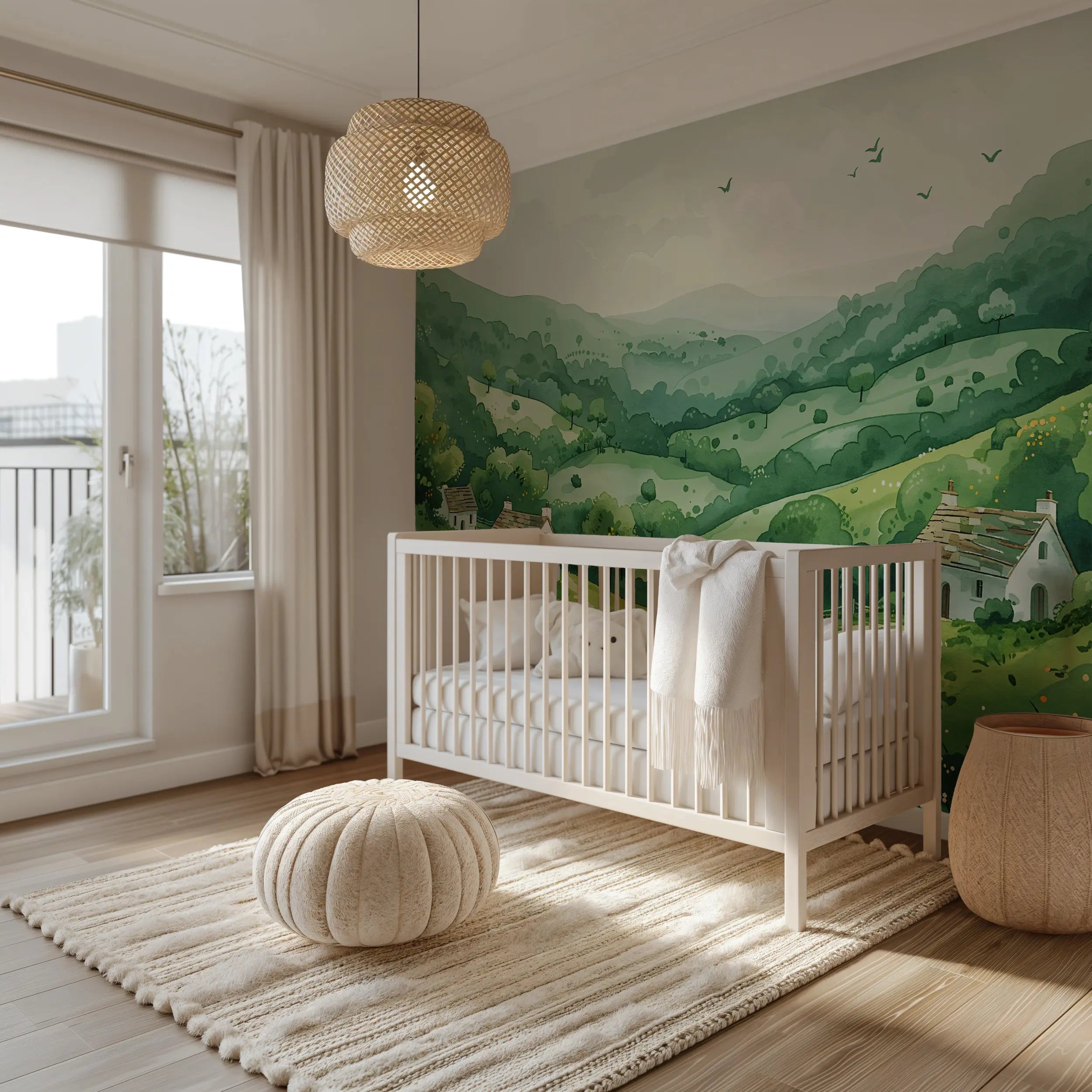 Eco-friendly countryside wall art