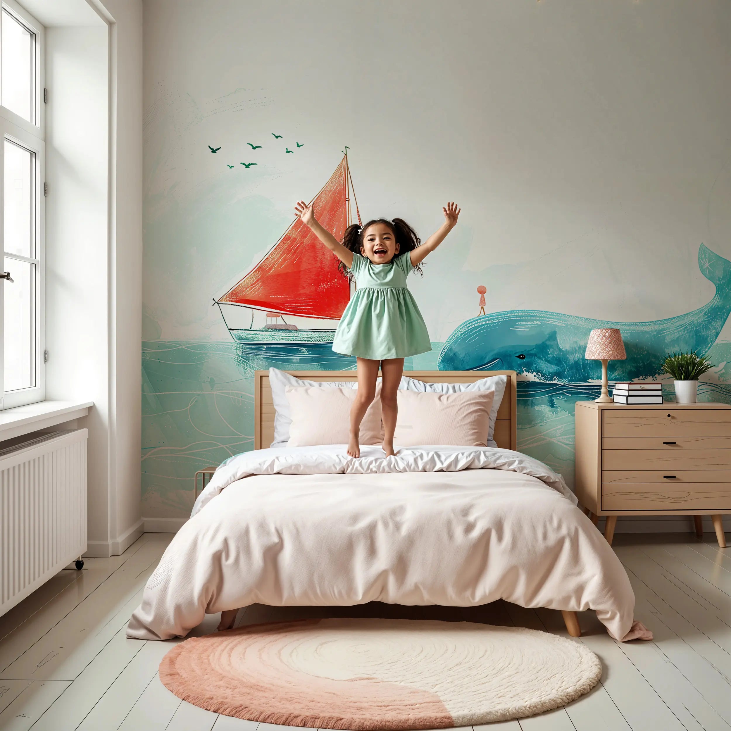 Eco-friendly nautical wall decal