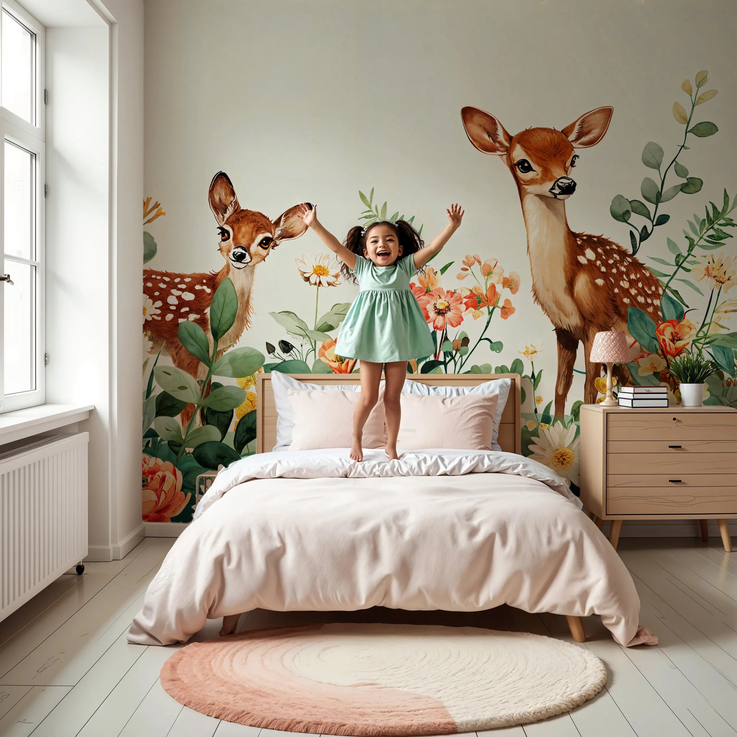 Eco-friendly deer wall decal