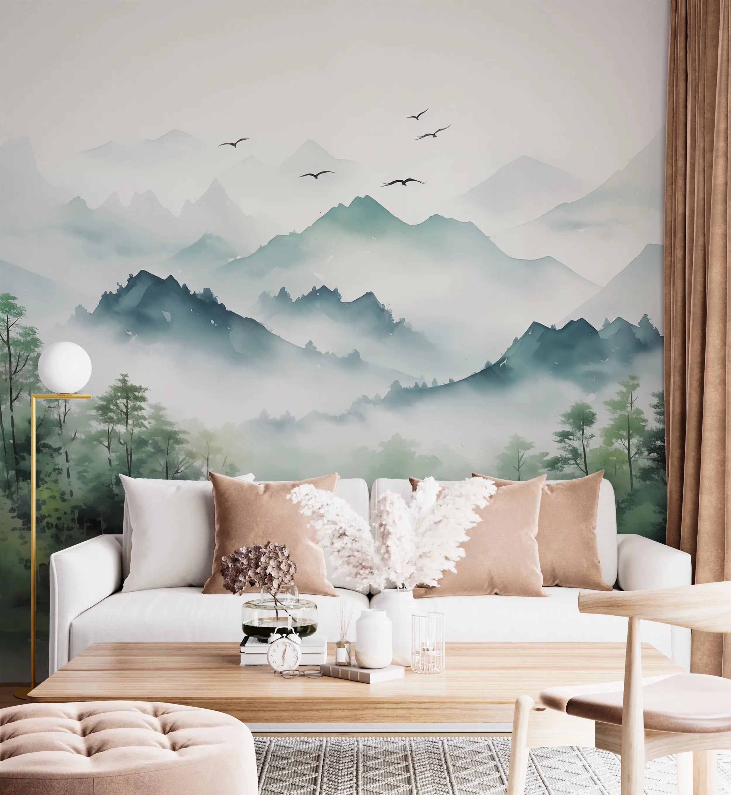 Woodland Theme Self-Adhesive Wallpaper