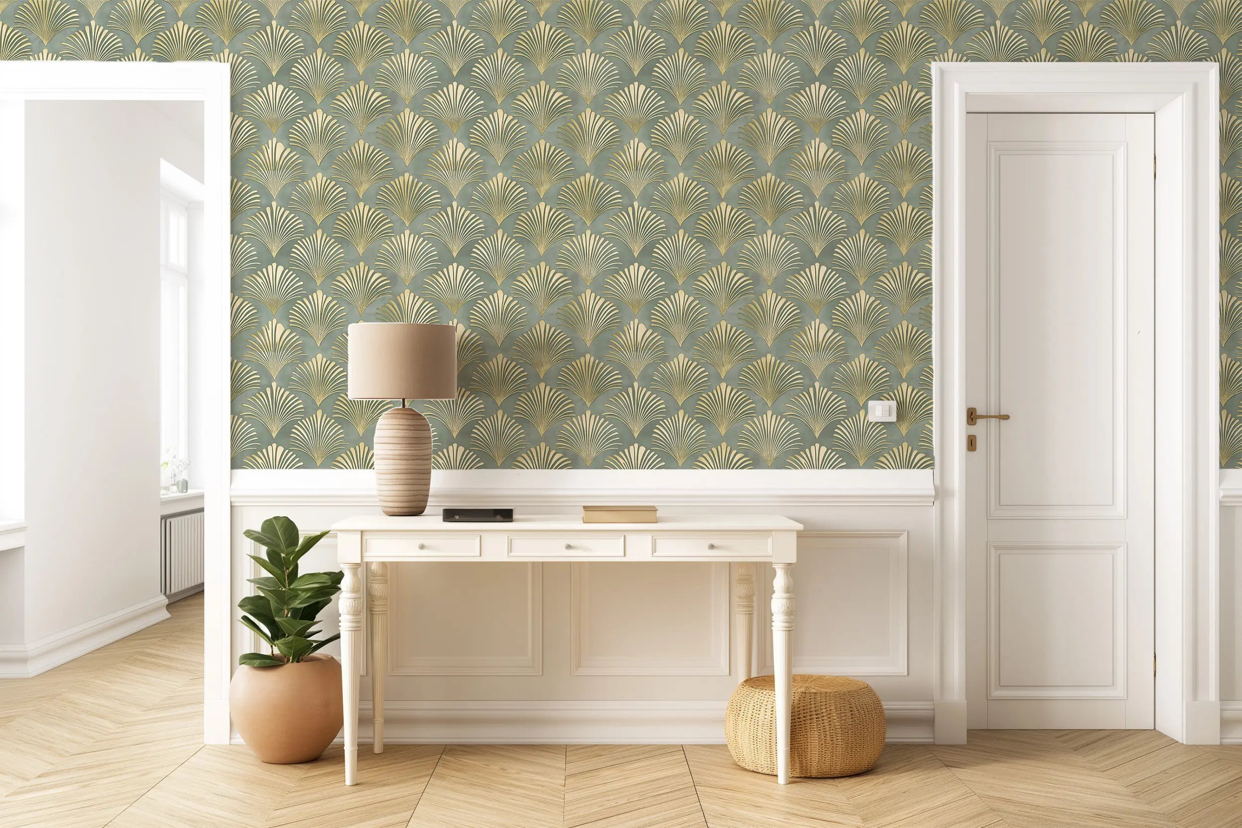 Temporary peel and stick wallpaper