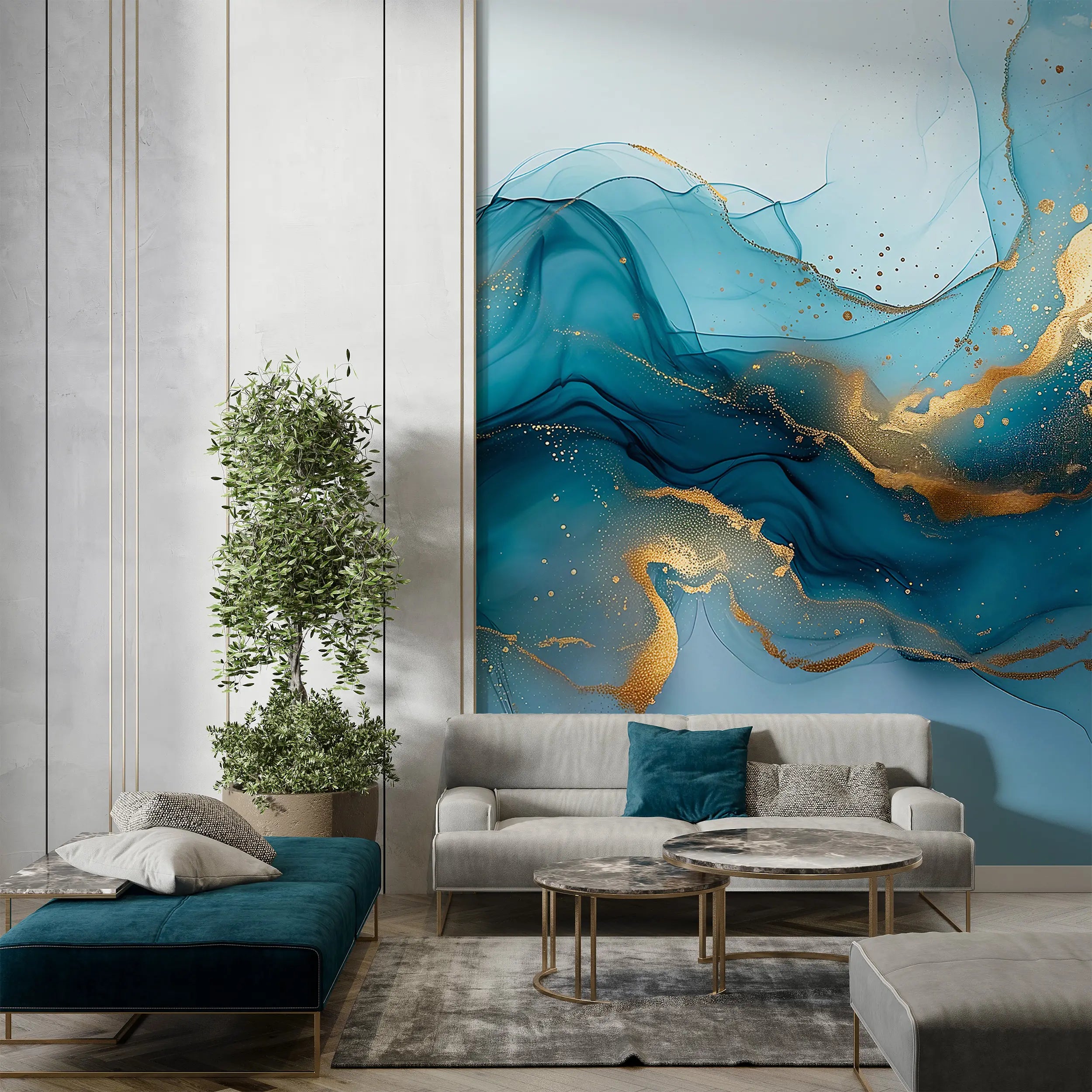 Fast global shipping mural