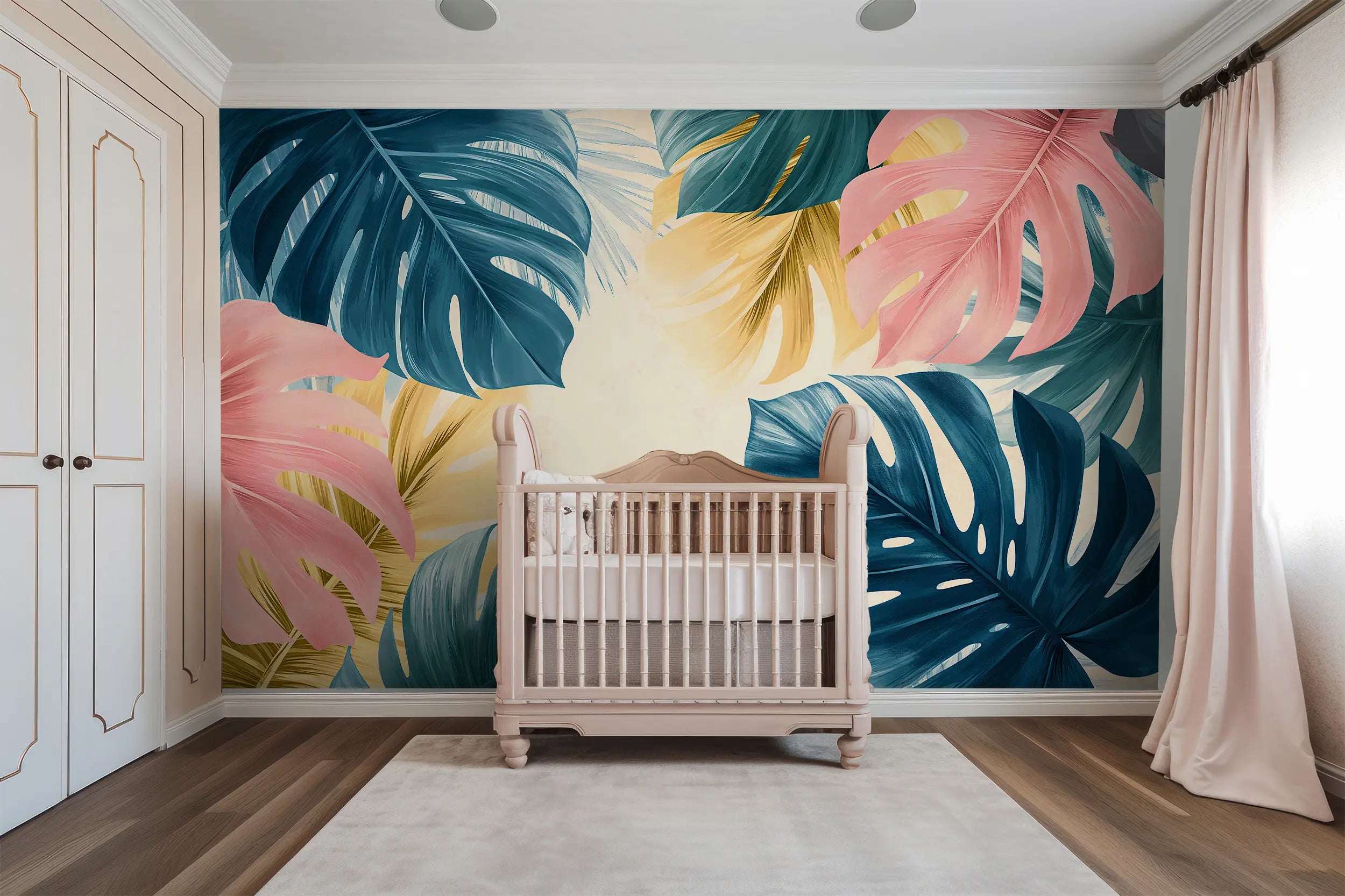 Nursery tropical decor